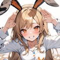 うさ耳ポーズ 3枚目