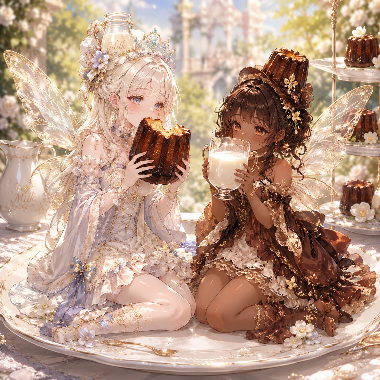 ミルクおねえちゃんとカヌレいもうとちゃん