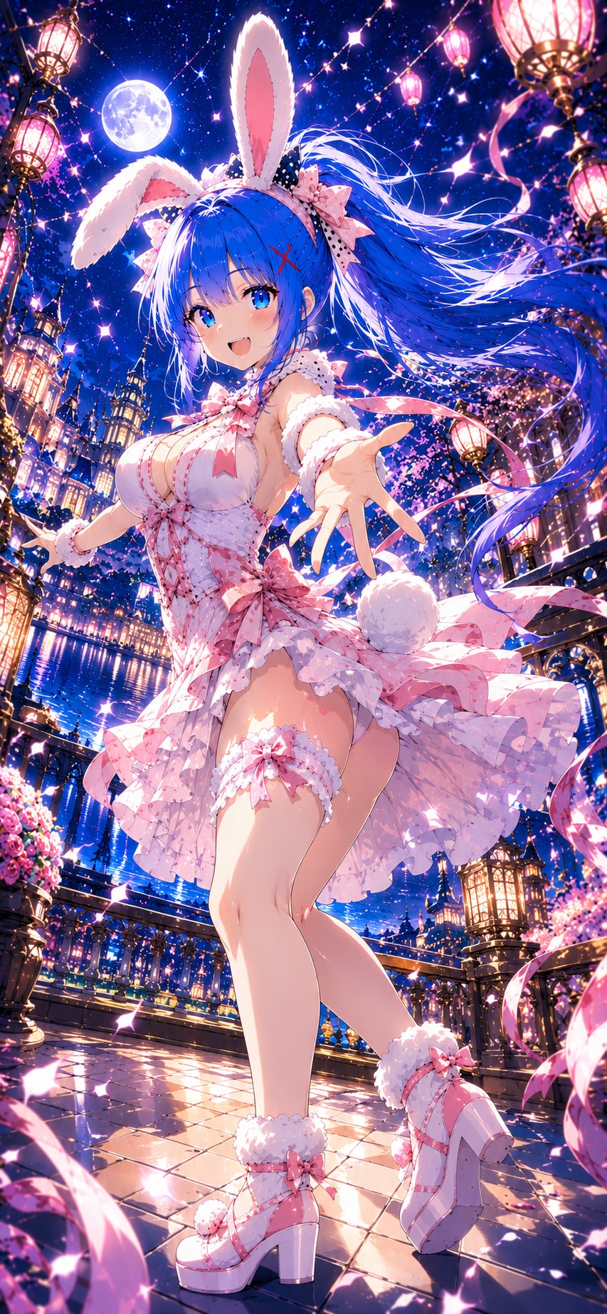 スマホ壁紙サイズ  【ゆるふわバニー】