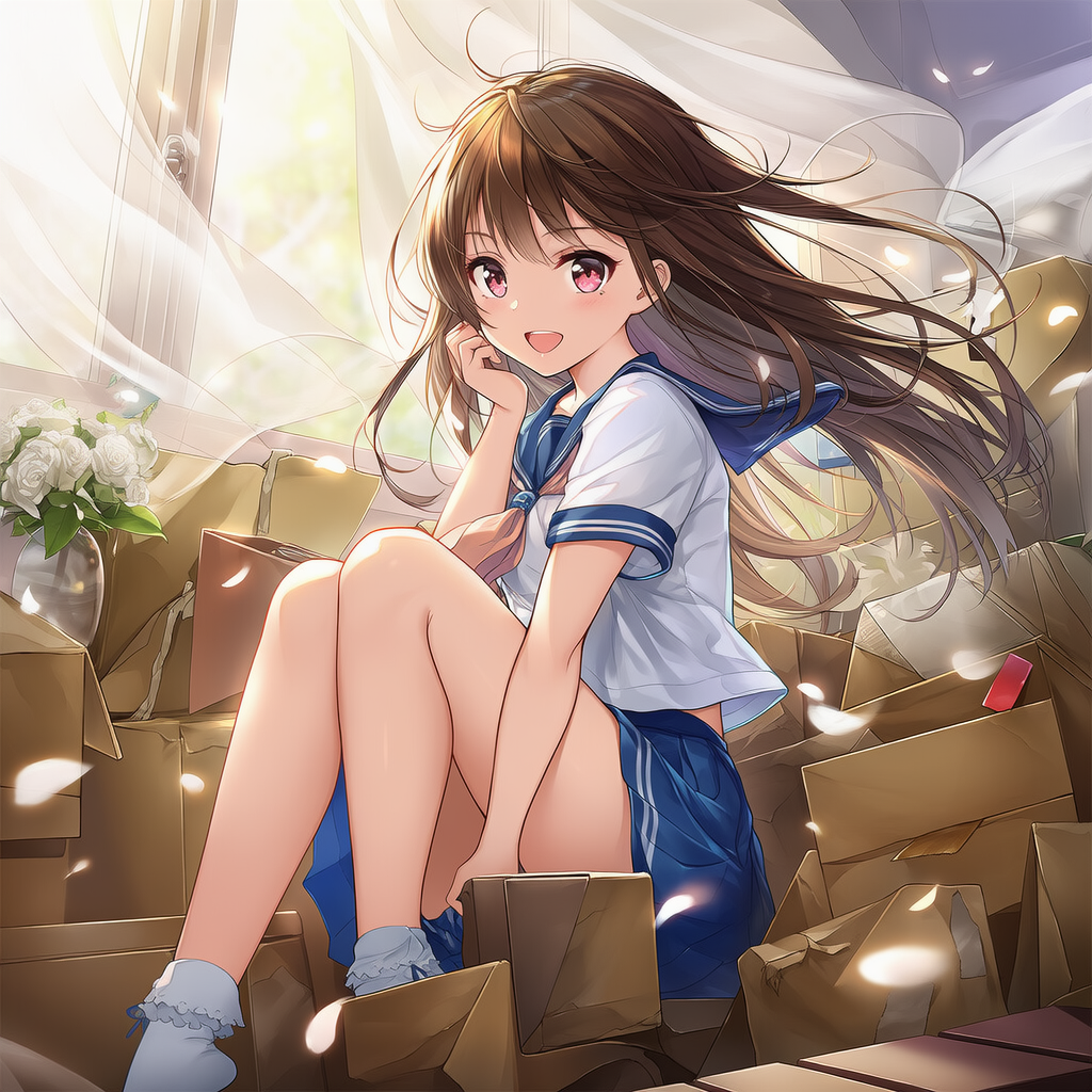 そして私は、爽やかにダンボールに埋もれる・・・