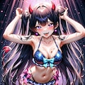 悪魔のアイドル グラビア撮影 2枚目