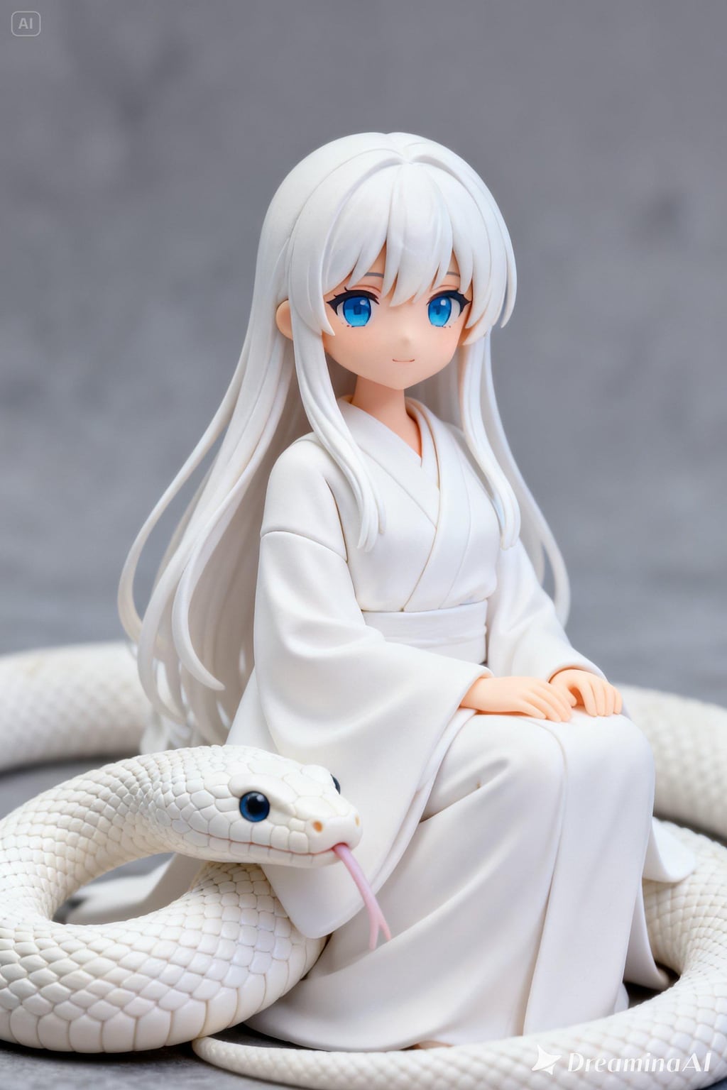 白ヘビの御神体フィギュア