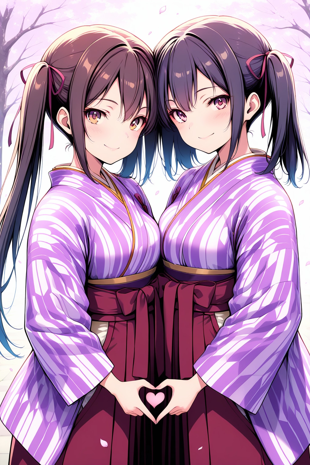 大正時代のハートのポーズはこうよ(ﾄﾞﾔｧ) | の人気AIイラスト・グラビア