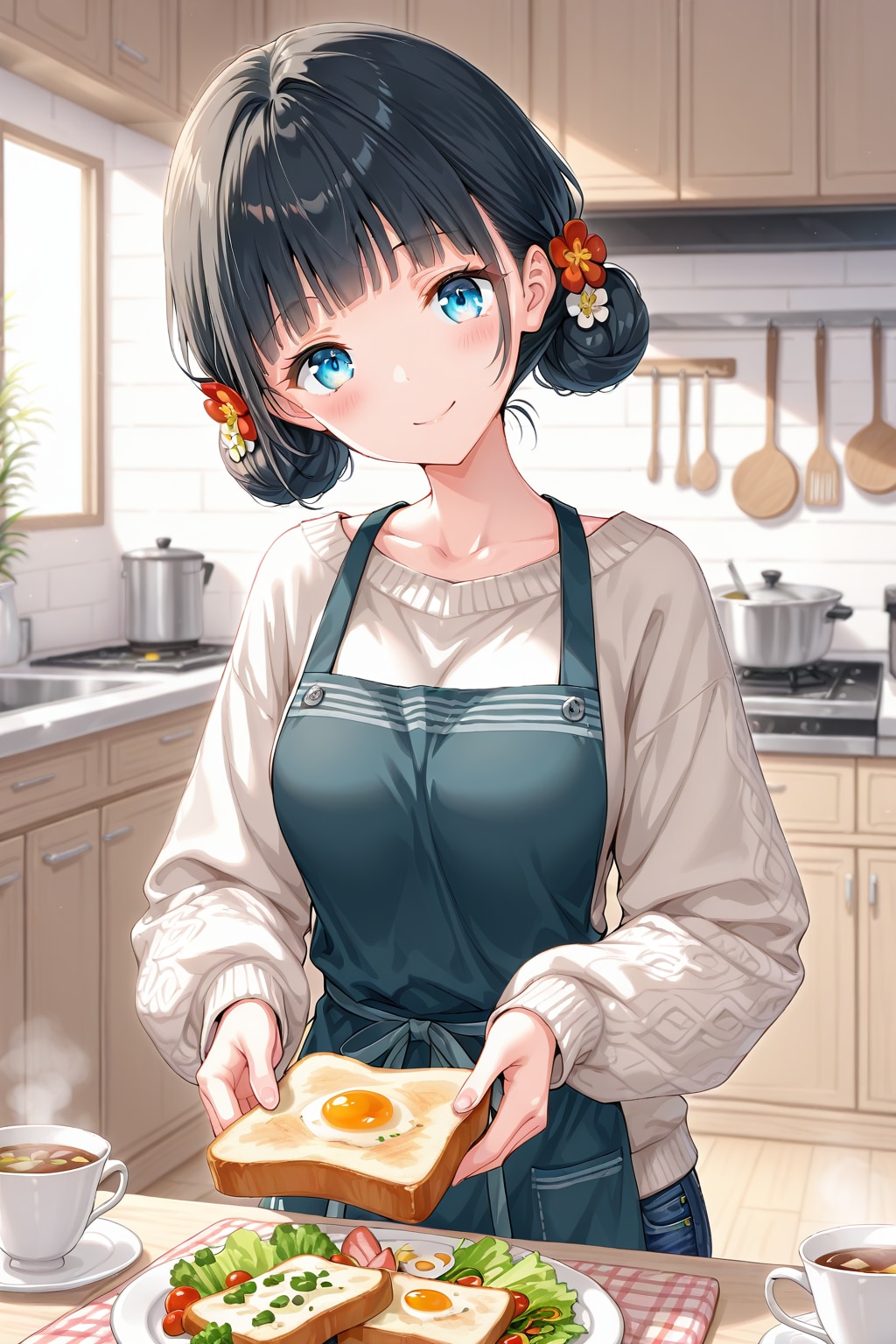 おだんごちゃん🍡✨と朝ごはん🍚✨　12/13