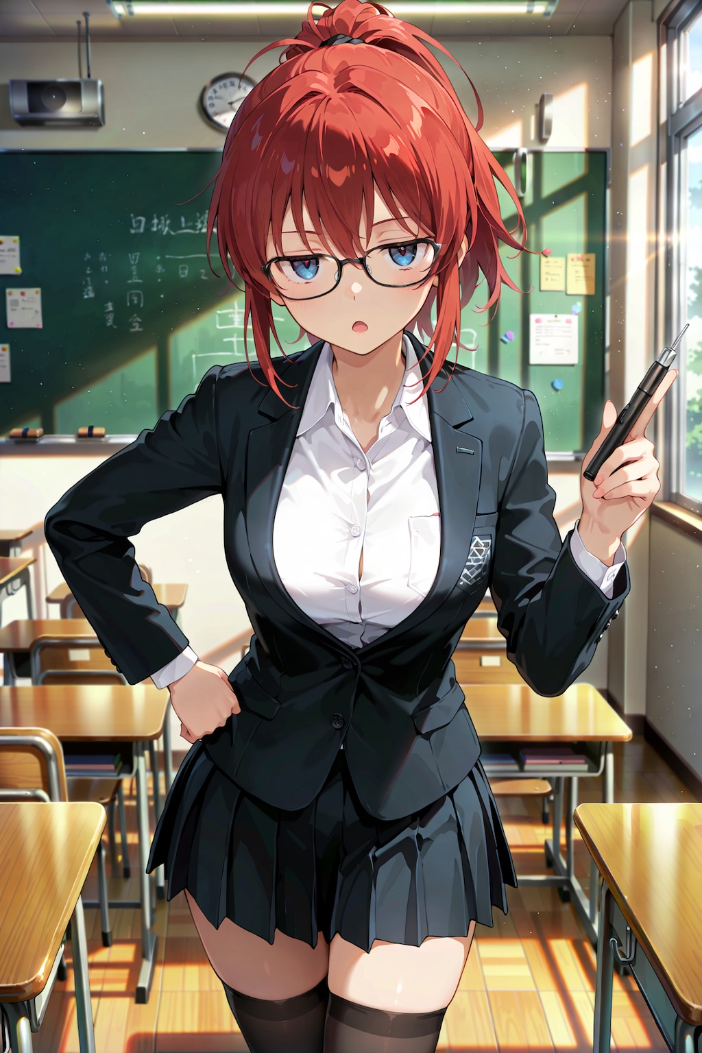 うちの子自慢 ジト目先生