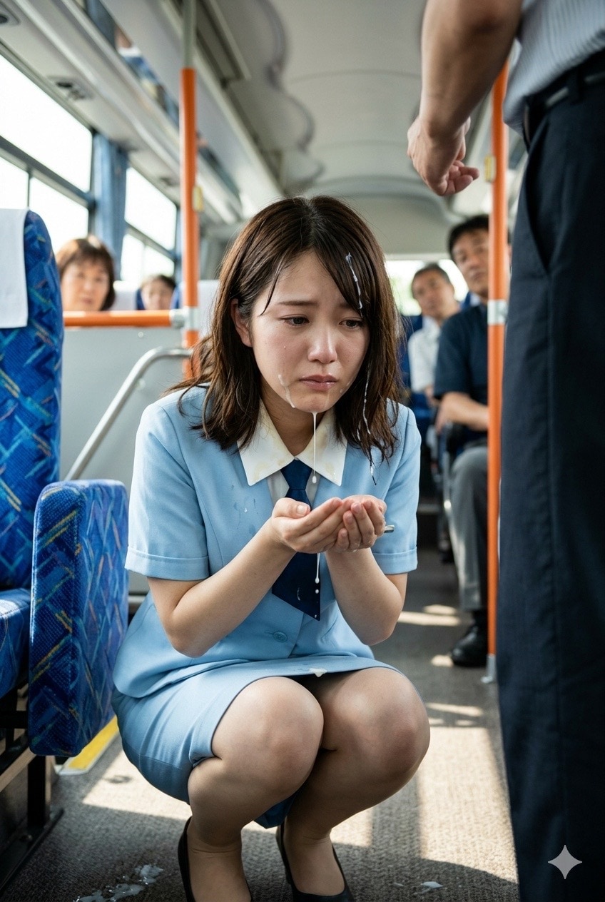 バスガイドにぶっかけ「他のお客様のご迷惑になりますので、車内でのぶっかけはおやめください」