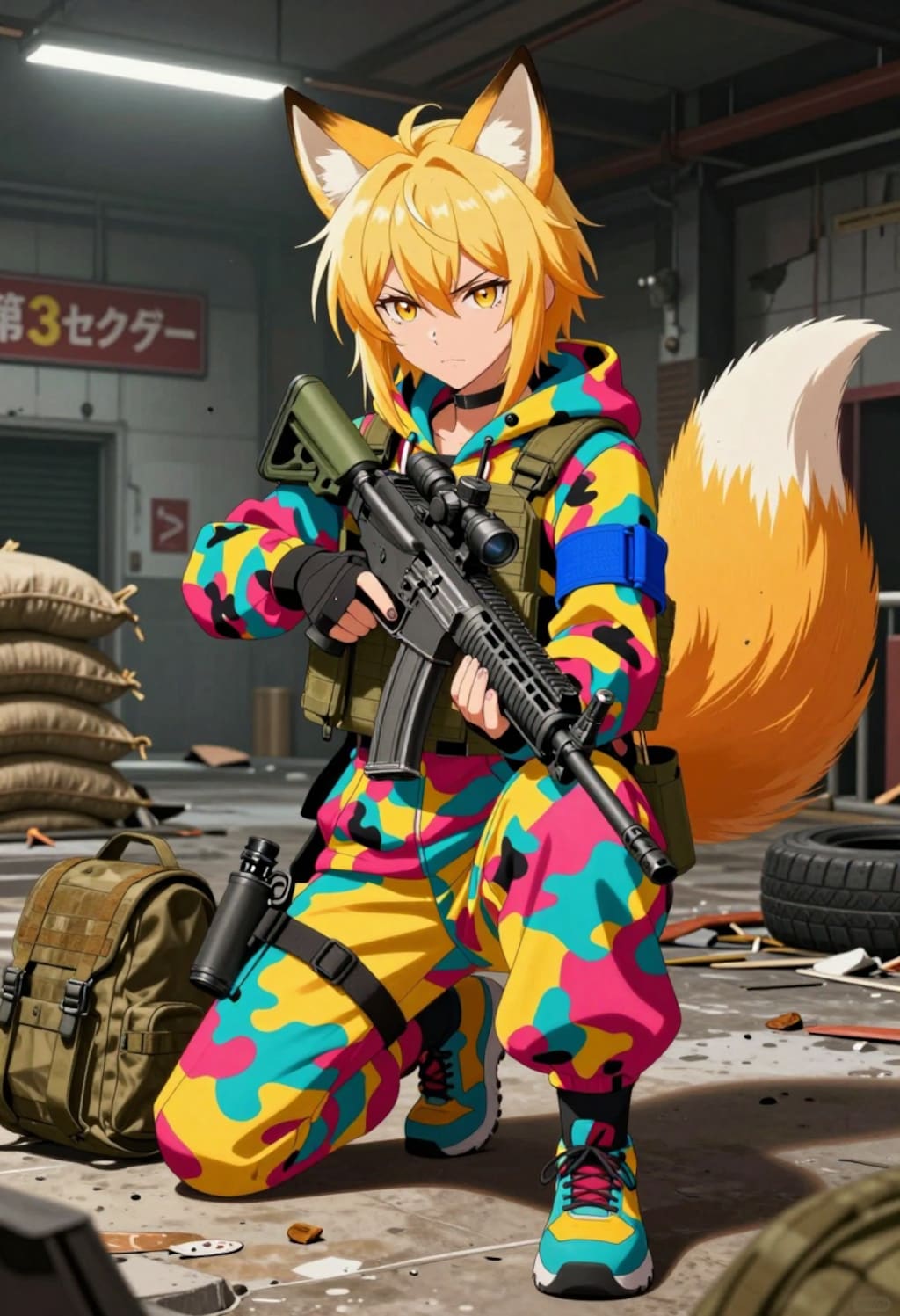 【ZIT】傭兵キツネ娘