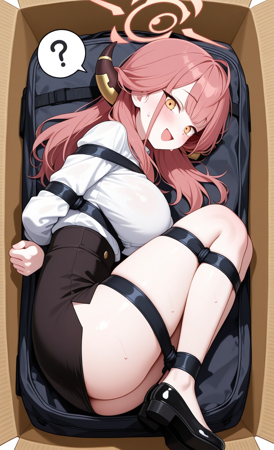 よくわからないうちに箱詰めされたアルちゃん