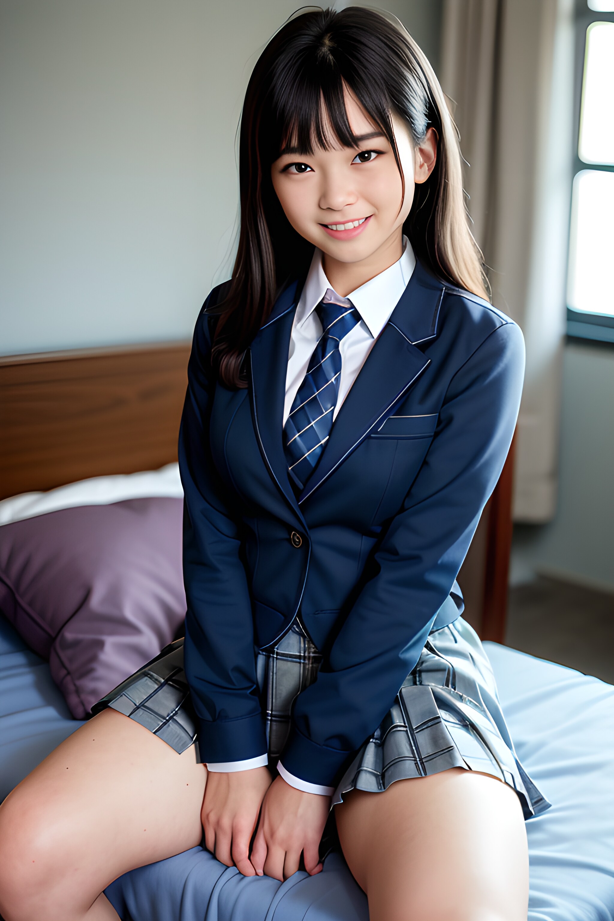 ベッドルームの少女(15)