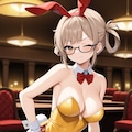【今日の腹筋】バニー智美 6枚目
