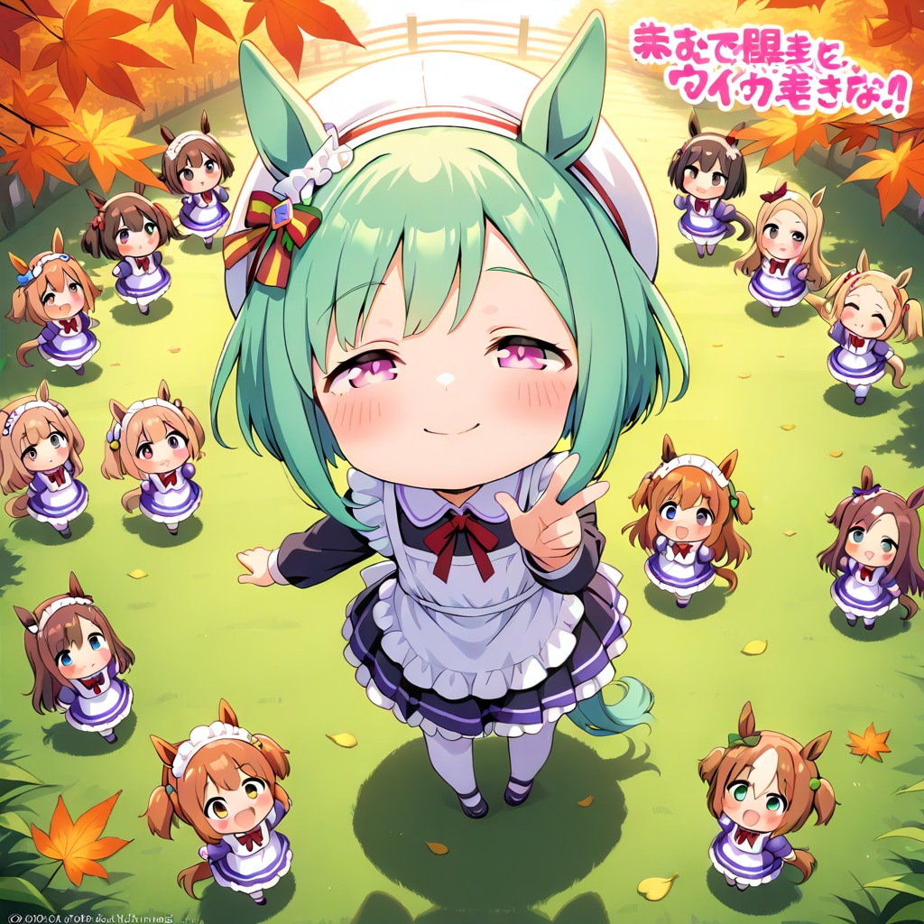 ウマちびちゃん。