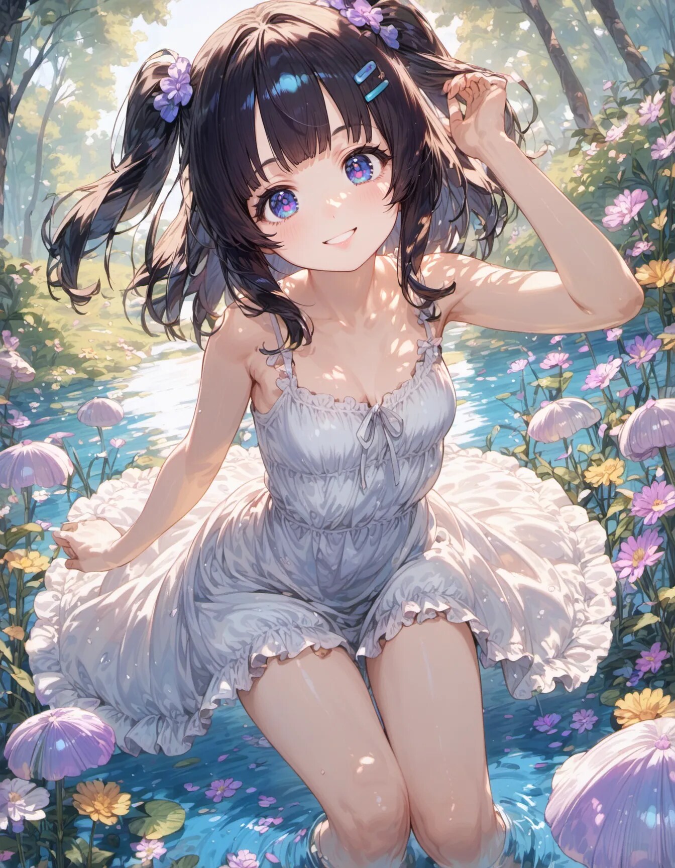 Forest Stream Siren | の人気AIイラスト・グラビア