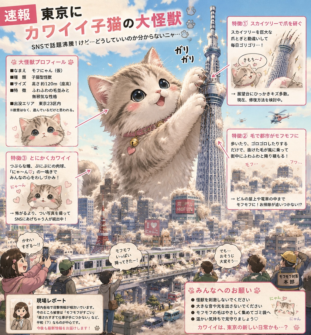 大怪獣キトン：モフにゃん