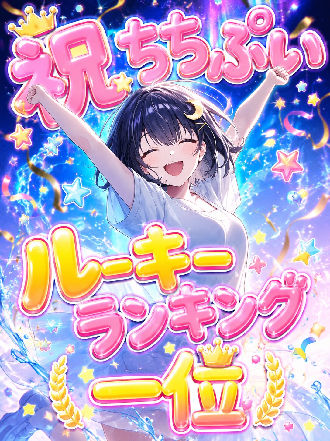 ㊗️1位を喜ぶアイドル㊗️