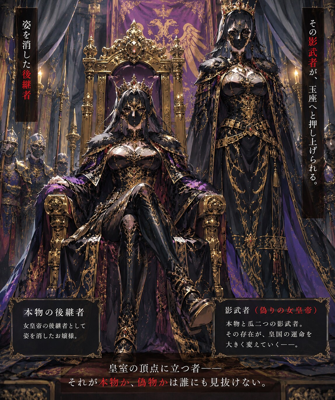 『仮面皇女と影の玉座』