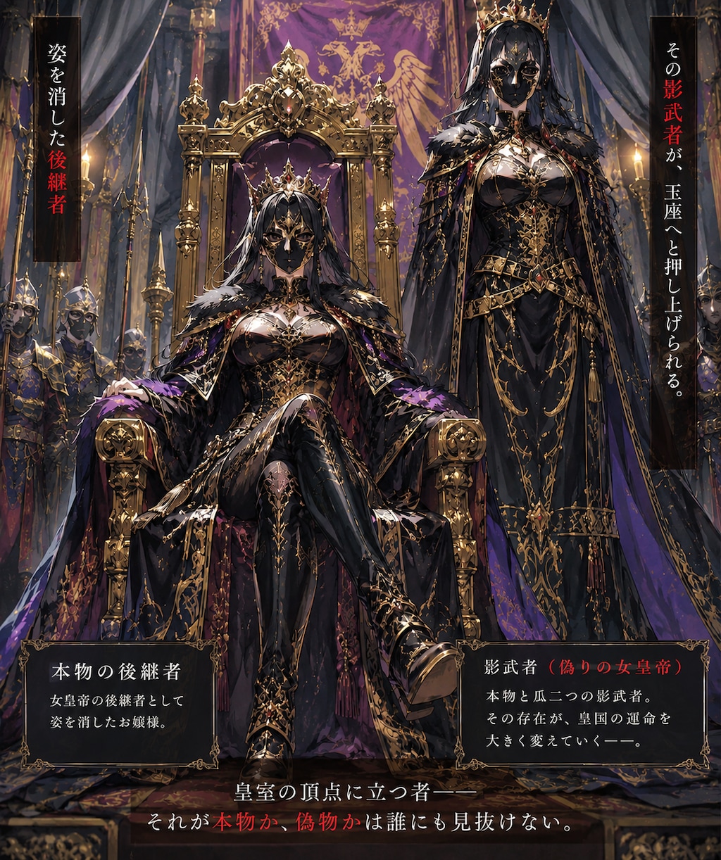 『仮面皇女と影の玉座』