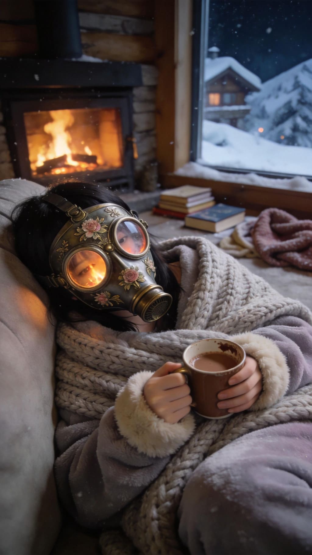 Winter Inside the Gas Mask