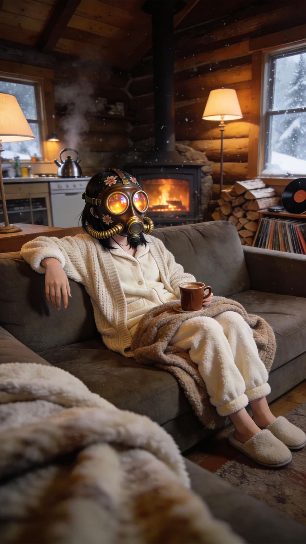Winter Inside the Gas Mask