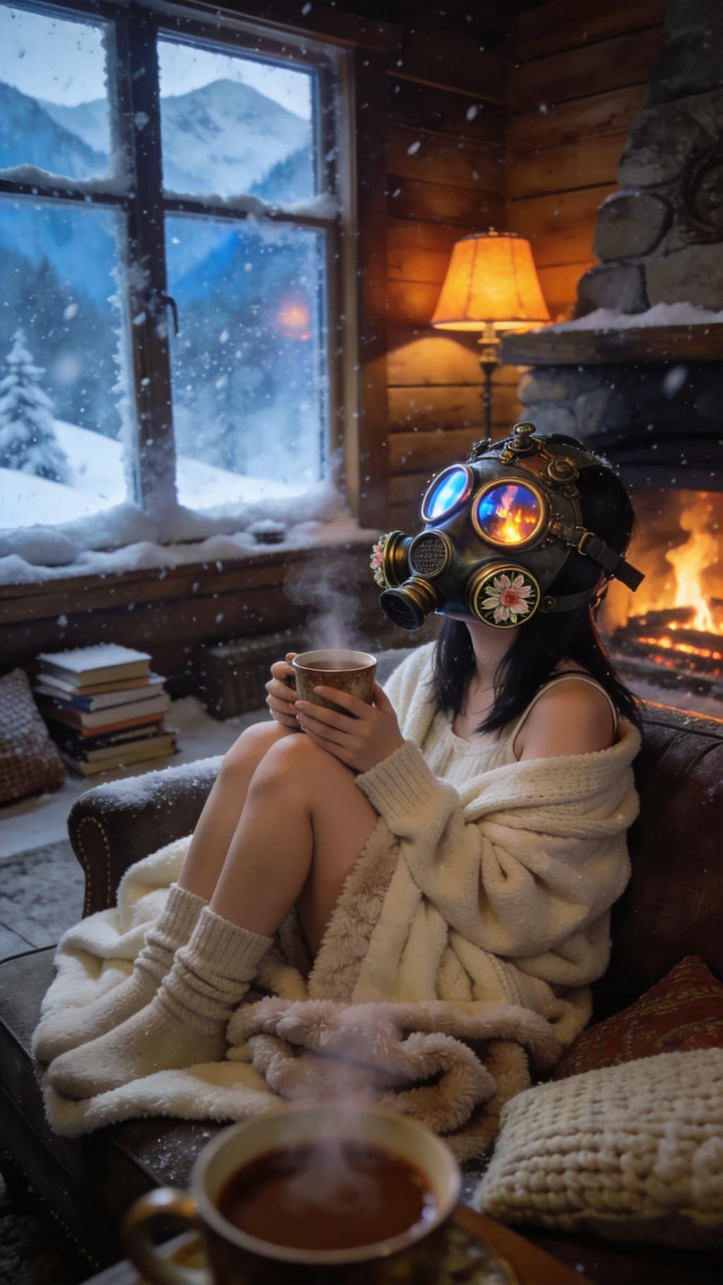 Winter Inside the Gas Mask