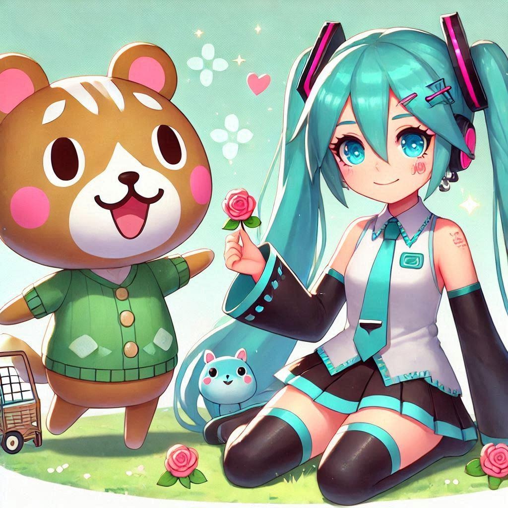 あつ森と初音ミク