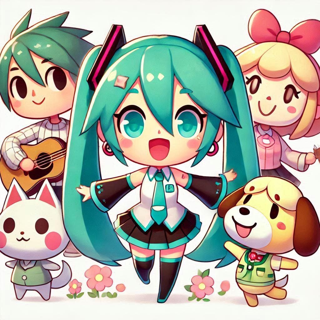 あつ森と初音ミク
