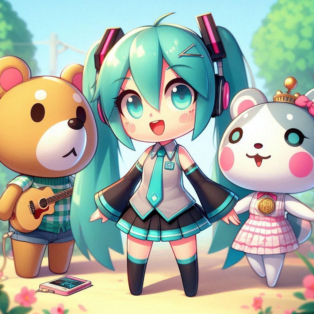 あつ森と初音ミク