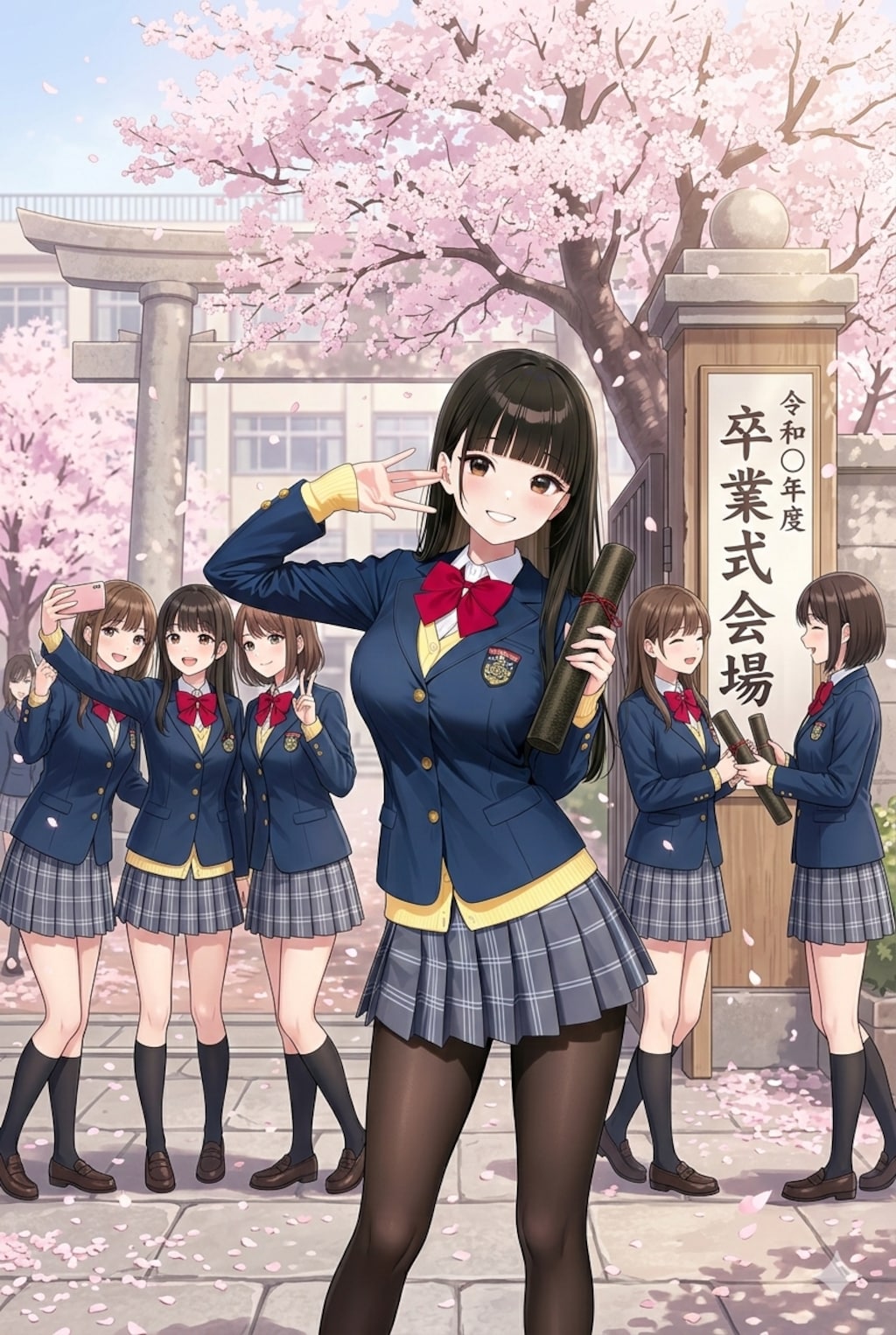 サキちゃんの卒業式