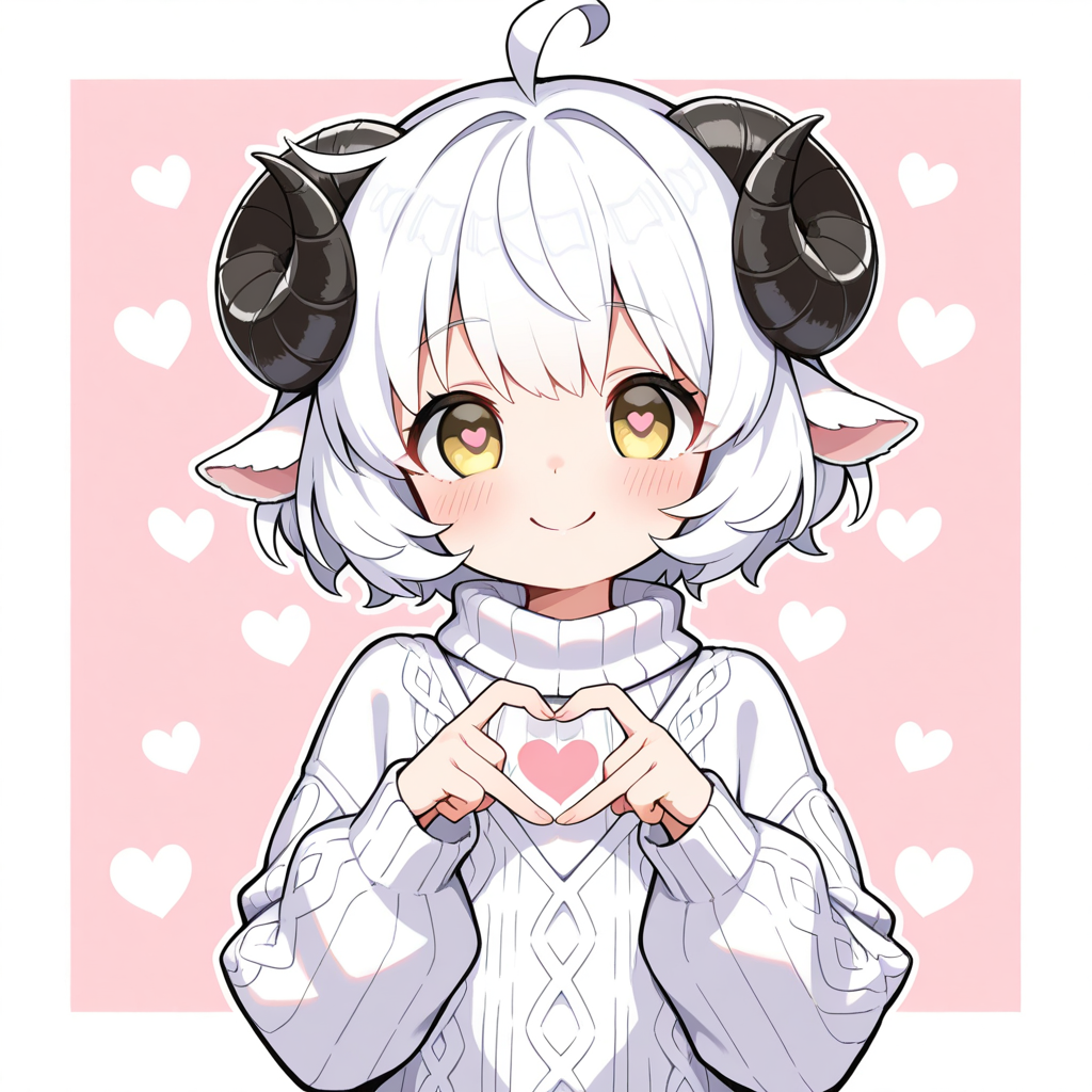 メイちゃんのハートマーク♡