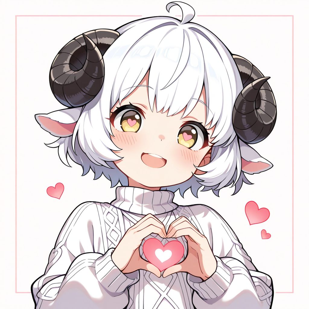 メイちゃんのハートマーク♡