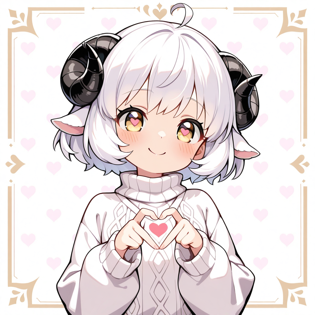 メイちゃんのハートマーク♡