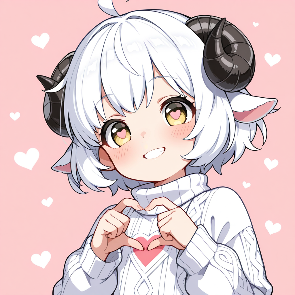メイちゃんのハートマーク♡