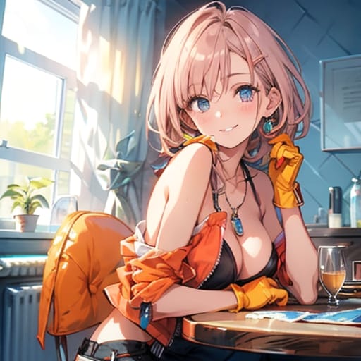 オレンジ色の朝