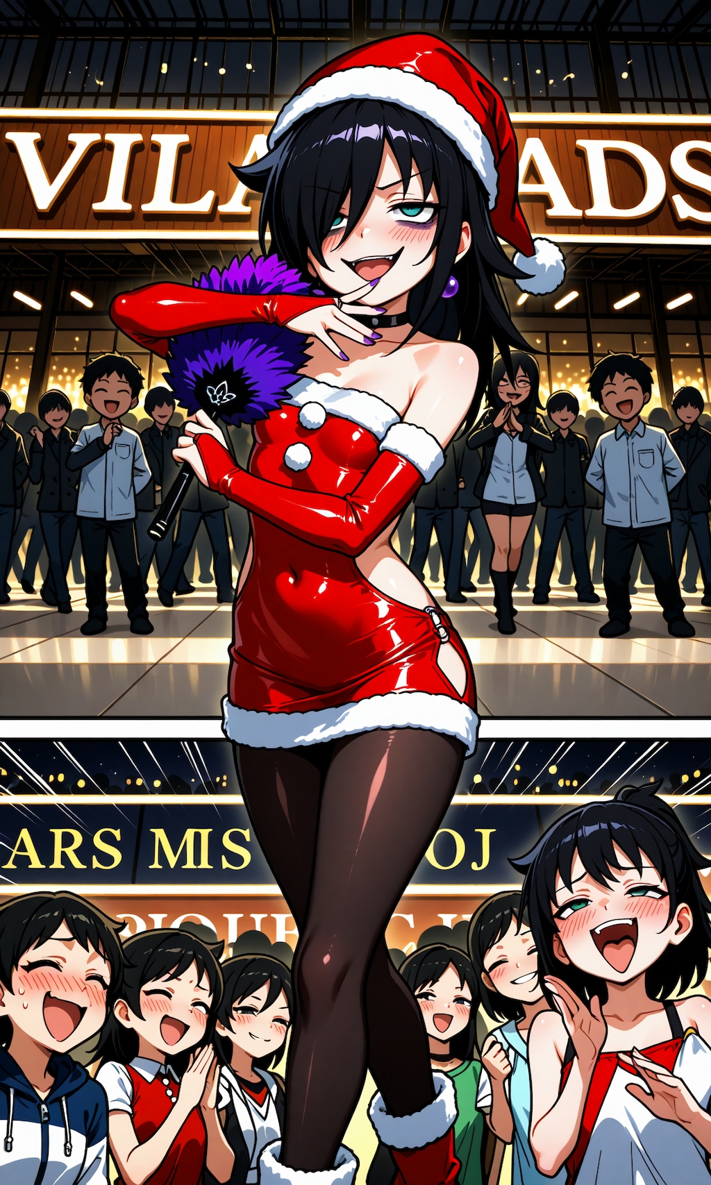 【文字入り】フルダイブVRゲーム（オフライン）の中で、セクシーアイドル気分の黒木智子