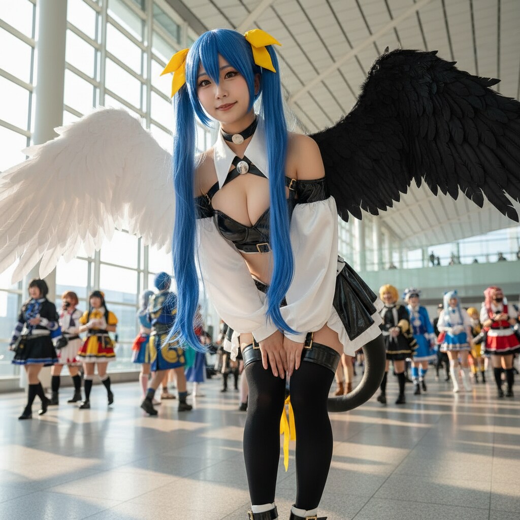 青ツイさん。コスプレ