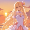 夕暮れの魔法少女 3枚目