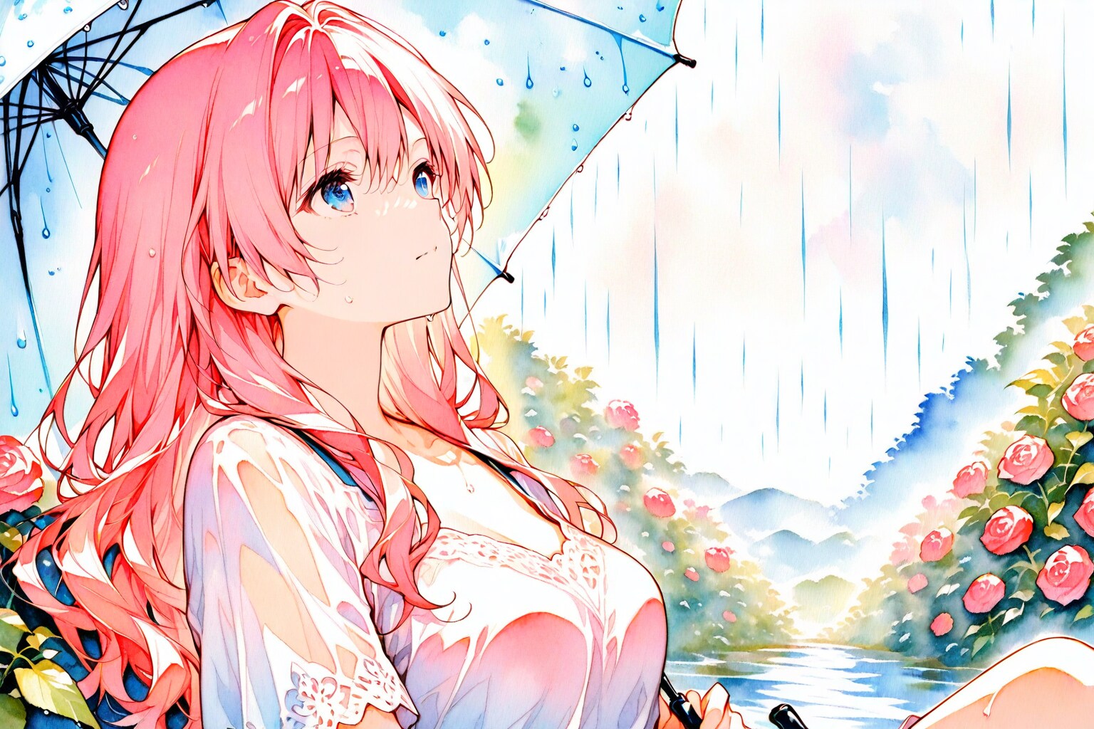 雨の日には | の人気AIイラスト・グラビア