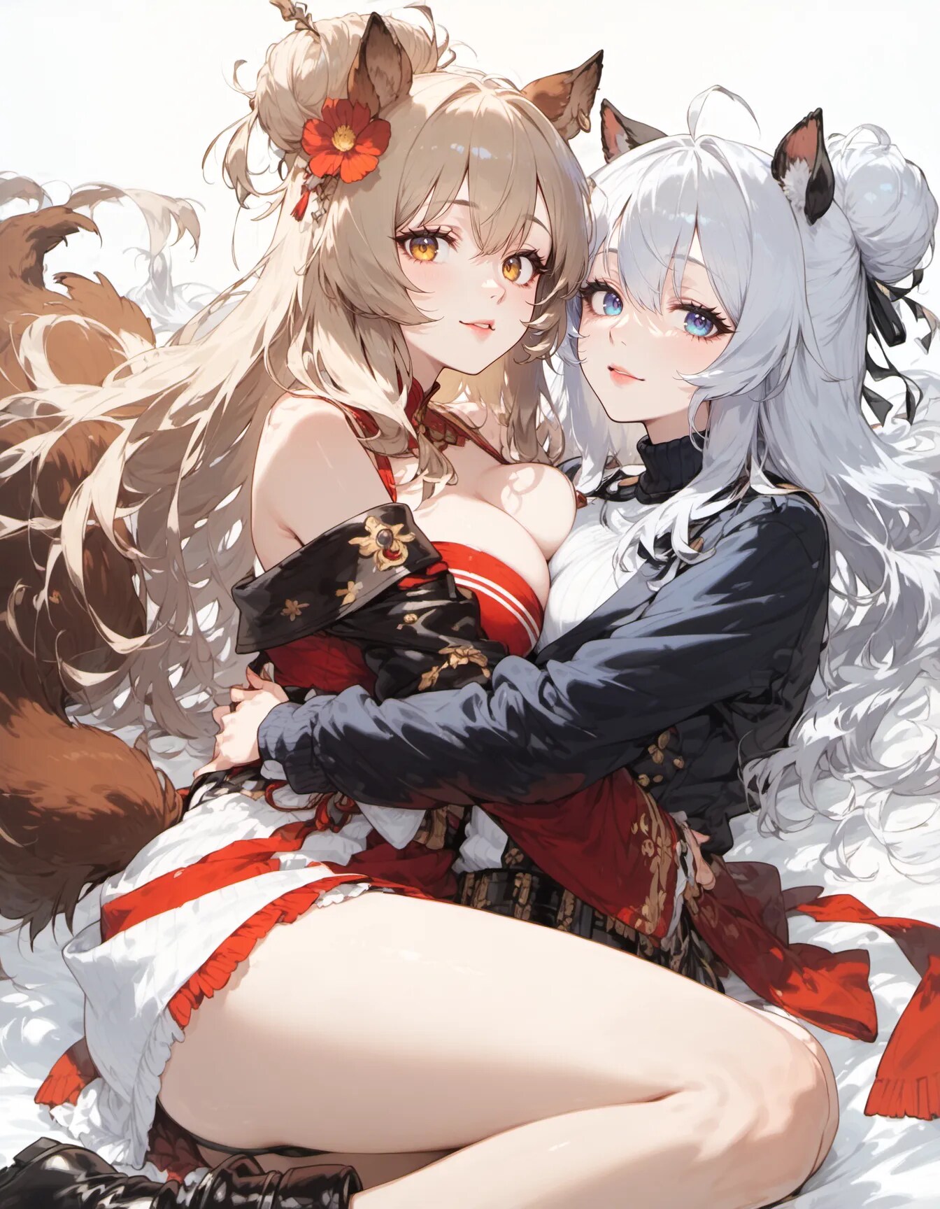 Two Souls, One Wild Garden | の人気AIイラスト・グラビア