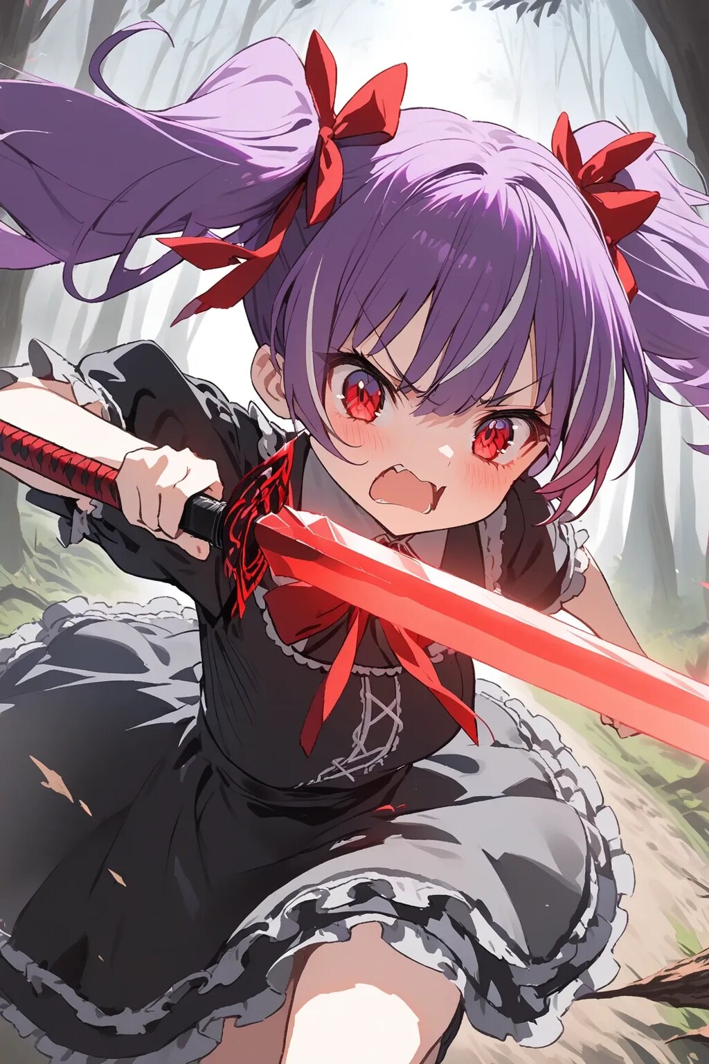 紫髪の少女(エルフ一行)