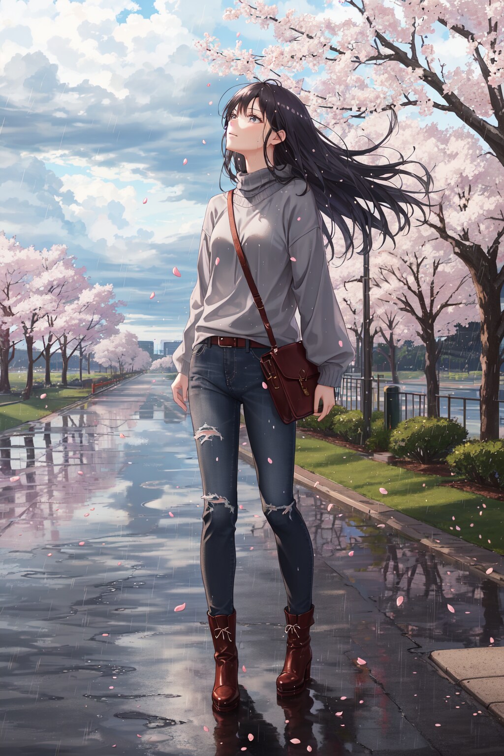 散り始め