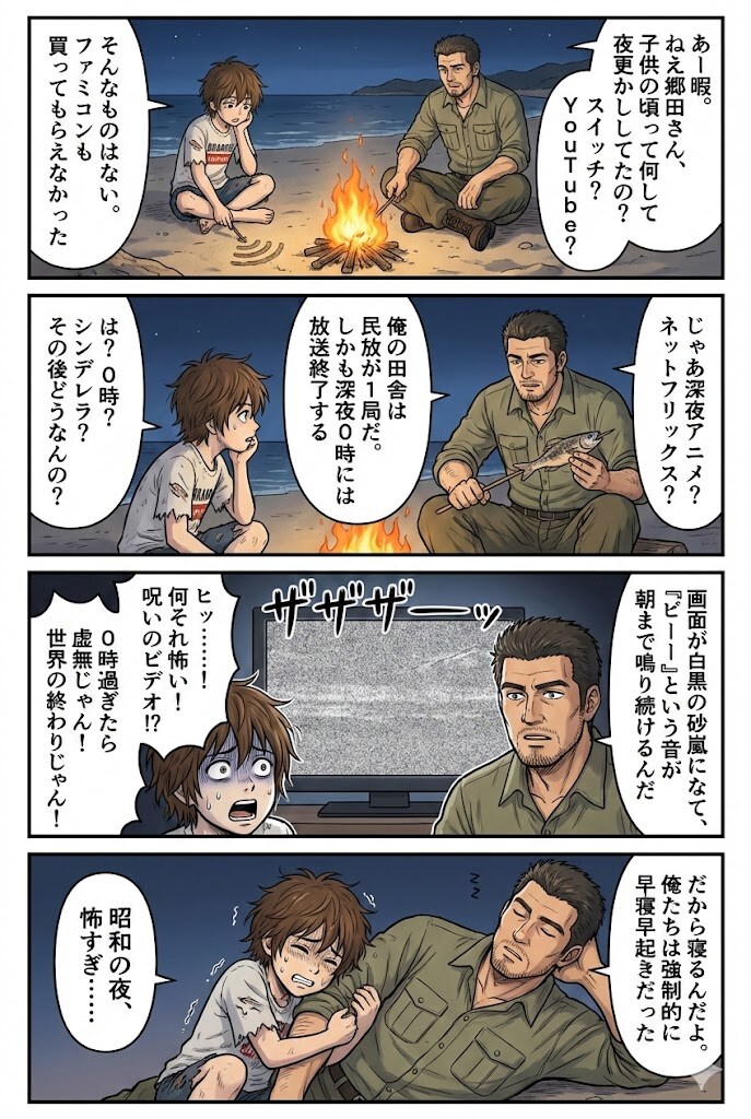 無人島でわからせられるメスガキ漫画　おまけシーン集