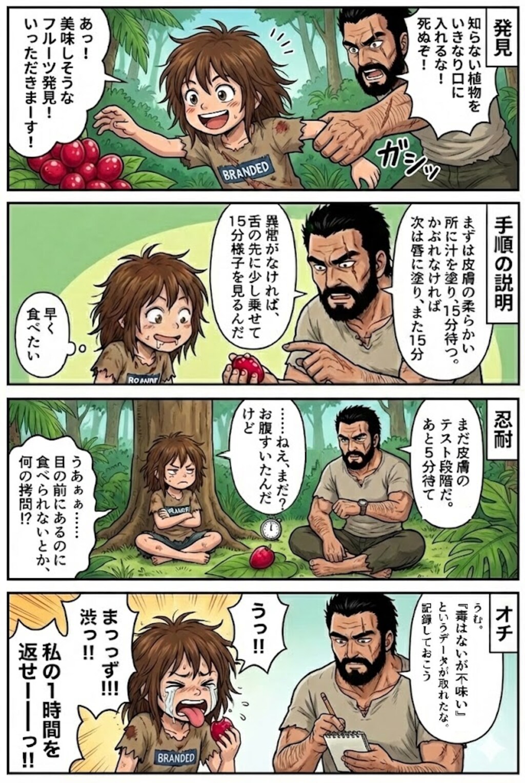 無人島でわからせられるメスガキ漫画　おまけシーン集
