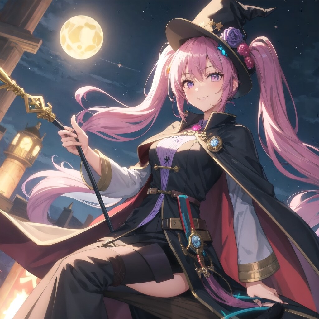 月夜の魔法使い