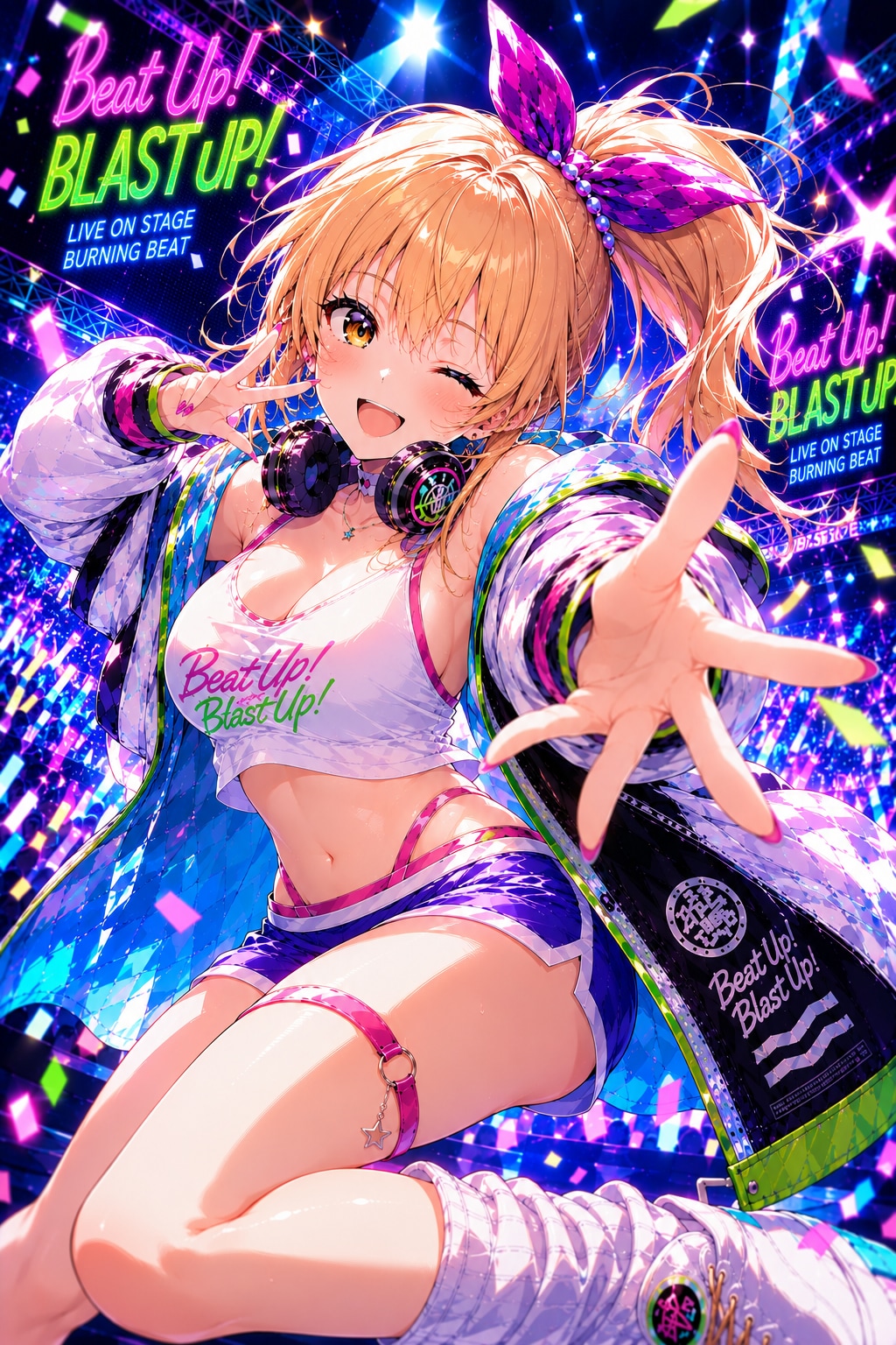 アイマリンちゃんの可愛くてかっこいい壁紙を目指してみた