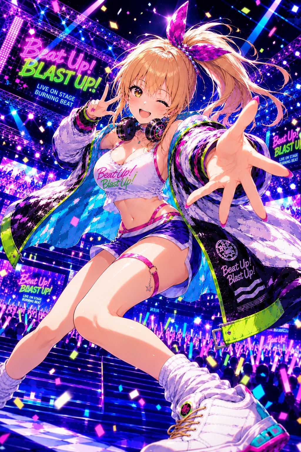アイマリンちゃんの可愛くてかっこいい壁紙を目指してみた | の人気AIイラスト・グラビア