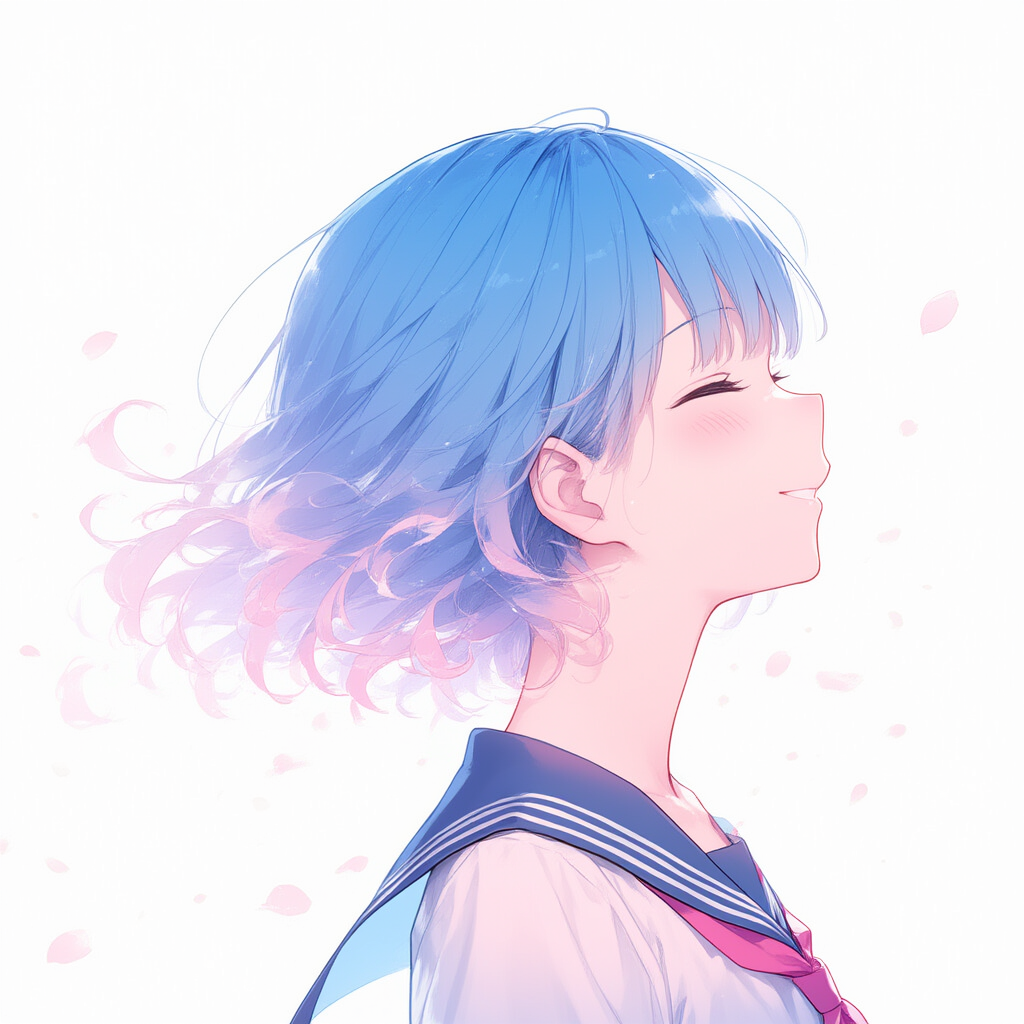 花びらを舞わせる癖