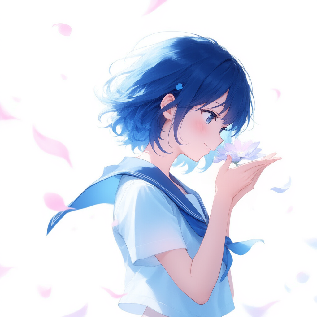 花びらを舞わせる癖