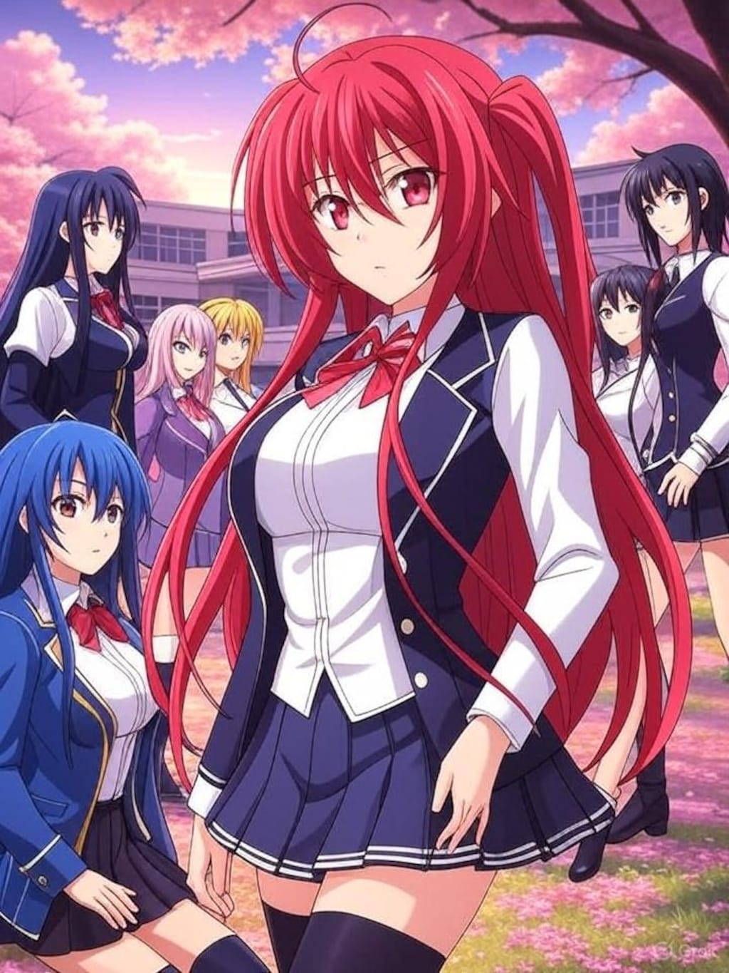 Grokで生成したギャルゲー風の美女達