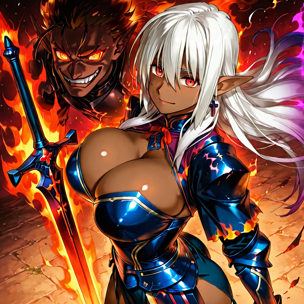 魔界騎士フィアレーネの一撃必殺の召喚魔法『魔界の猛者の魂召喚』