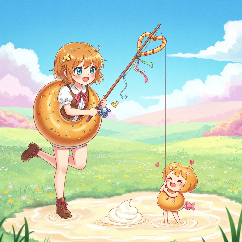 ベーグルの姿をした女の子