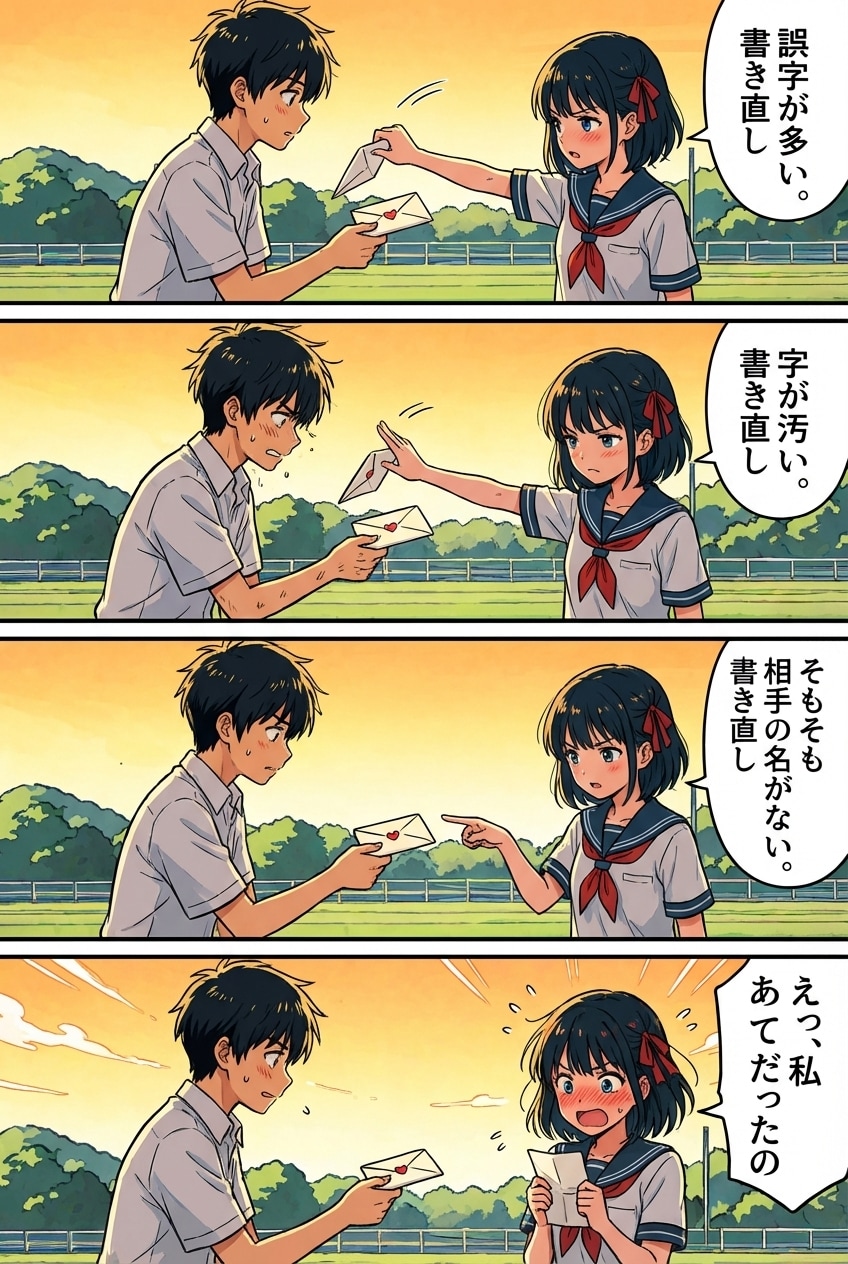 届かない二人